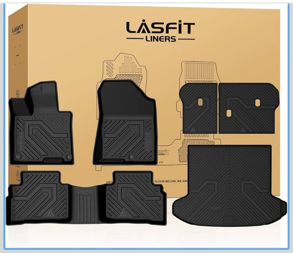 Alfombrillas de piso y carga y respaldo LASFIT para Kia Sportage 2026 2025 2024 2023 Foto 2 de 4