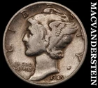 1945 Silver Mercury Dime - Scarce  Better Date  No Reserve  #G9397
