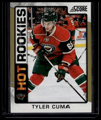2012-13 Score #536 Tyler Cuma Gold Rush