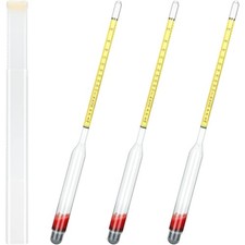 Hydrometer Alcohol 0-200 Proof Tralle Alcohol Hydrometer for Liquor, Distil...