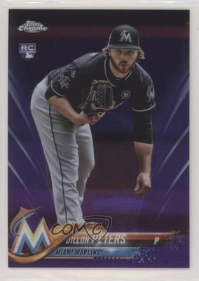 2018 Topps Chrome Purple Refractor 56/299 Dillon Peters #122 Rookie RC 2a9
