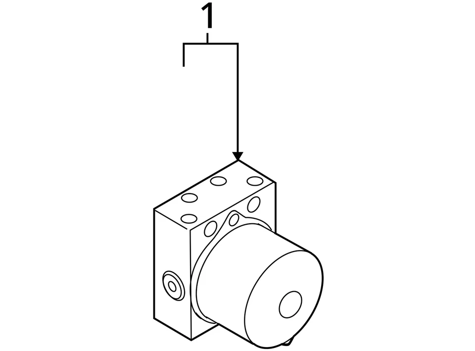  Conjunto de peça de freio antibloqueio ABS fabricante de equipamento original cupê AWD compatível com 07-13 BMW 328i 1266215 - Imagem 4 de 4