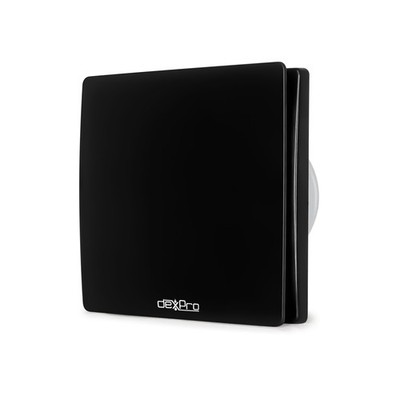 DexPro Delux 4   Dunstabzugshaube mit Timer IPX4 Mattschwarz - DXF100BT