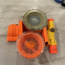 Lot of 4 Nerf N-Strike Elite 30 Max Ammo Drum, Scope, 6 Ammo Mag