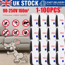 Ultra Sonic Pest Repeller Rat Rodent Mouse Spider Plug-In Repellent Whole House