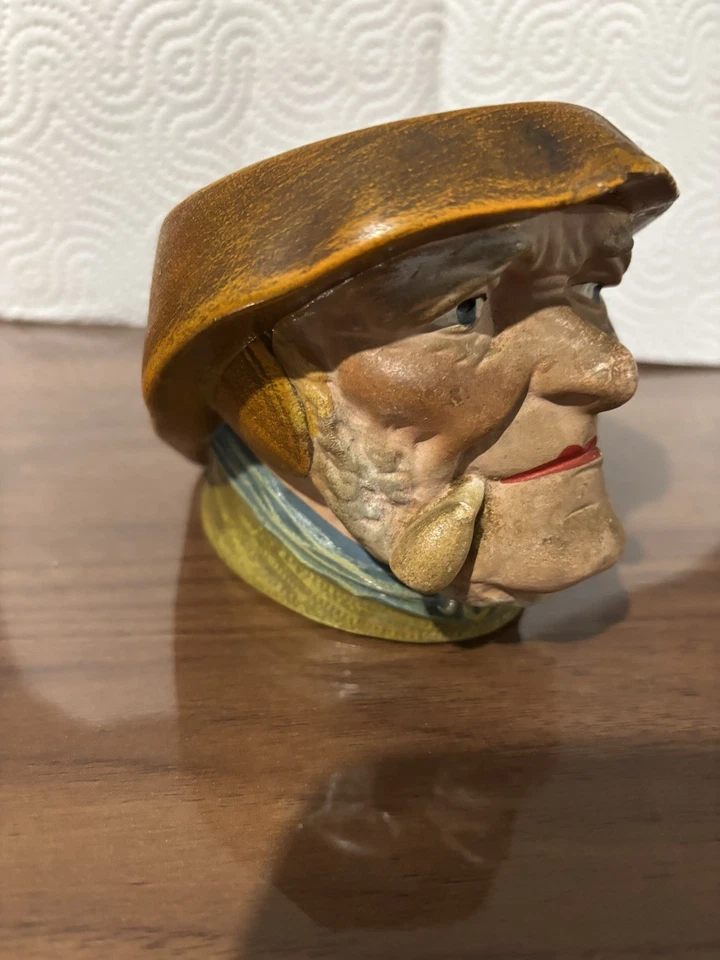 Ancien pot A Tabac En Terre Cuite - Photo 2/4