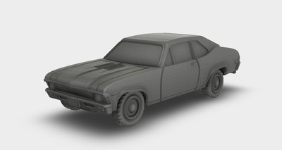 1969 Chevrolet Nova SS  Bausatz 3D Druck 1:87 - 1:24