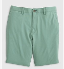 Johnnie-O Jupiters Stretch Cotton Performance Shorts Jungle Green NWT sz 38