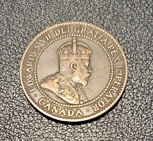 1902 CANADA Cent One Large Cent Coin - Uncirculated Red Brown - Image 2 of 2