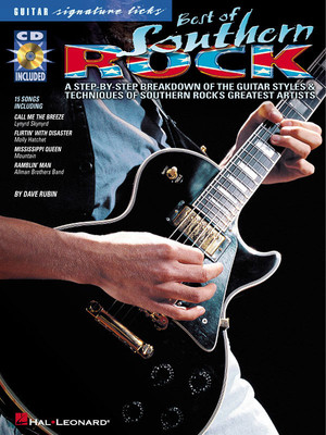 Best of Southern Rock Signature Licks for Guitar Lessons Learn Play Tab Book CD