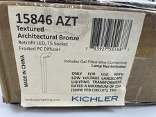 Kichler 15846 AZT 12V Right Angle Path Light in Architectural Bronze