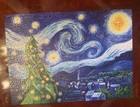 Silent Night, Starry Night Allport Editions Puzzle 1000 Pieces Complete — photo 4