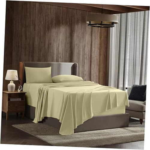 RV Short Queen Sheet Set - 4 Piece Bed Sheets for RV Short Queen Size Bed,