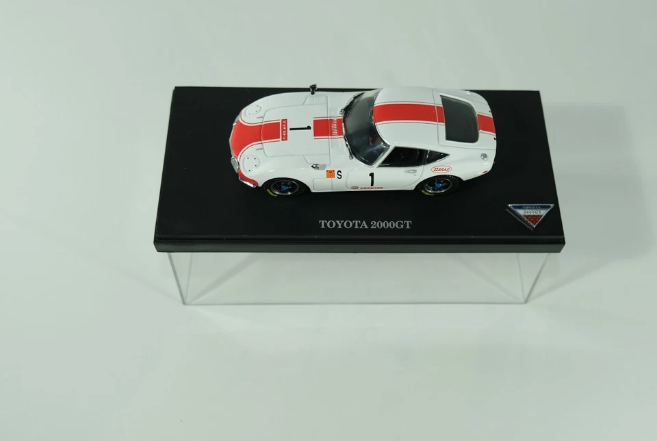 Kyosho 1:43 Toyota 2000GT Fuji 24h White Diecast Model Car Vintage J3 - Image 3 of 4