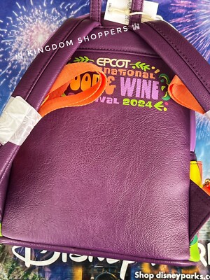 Disney Parks Loungefly 2024 Epcot Food & Wine Festival Chef Figment Backpack 2024 Disney Parks Epcot Food & Wine Festival Chef Figment  main image 2