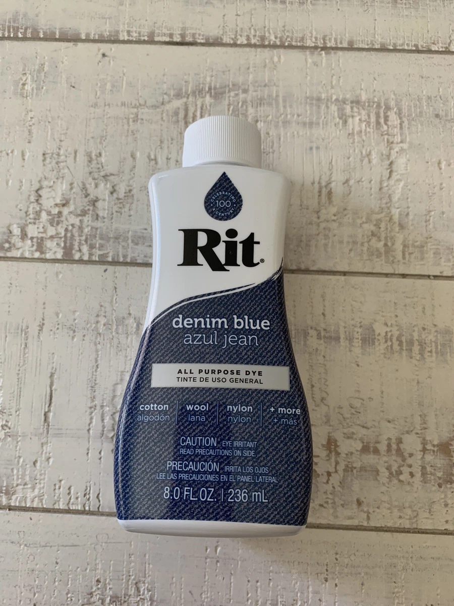 Rit All-Purpose Liquid Dye, Denim Blue