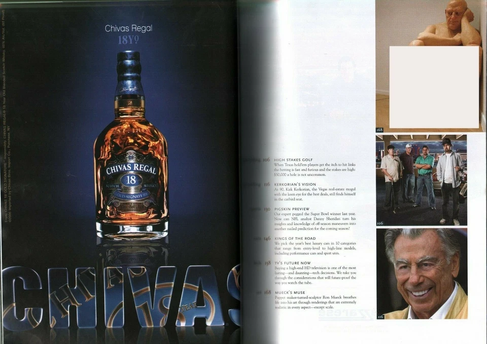 2007 October Cigar Aficionado - 10 Best Luxury Watches - Tycoon Richard Branson Foto 3 de 4