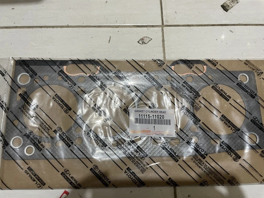 Cilindro de culata de junta 11115-11020 para Toyota Starlet 1.3 1300cc 2E Foto 2 de 4