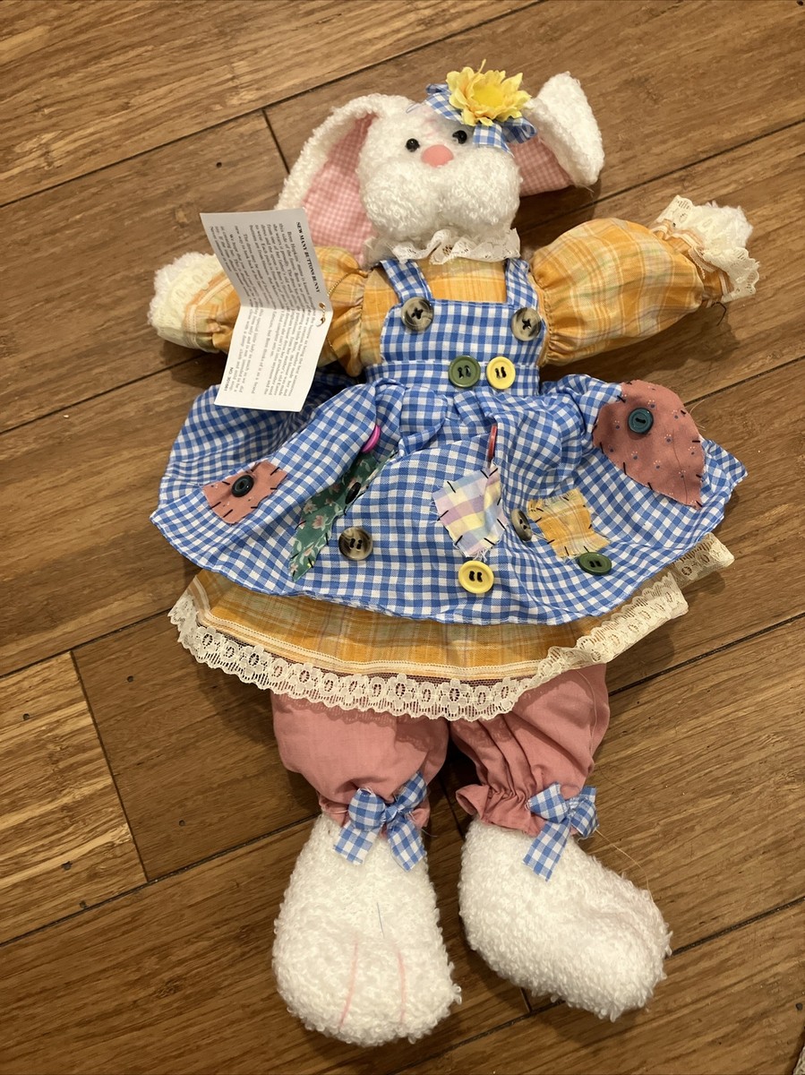 ミー S Sew Many Buttons Bunny by House of LLoyd 1998 Open box # 301661