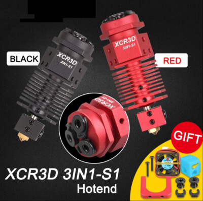 3 in 1 out Hotend Kit Filament J-head Hotend for Titan MK8 Orbiter Extruder