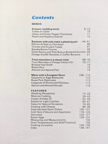 Grand Diplome Cooking Course, Vol. 15 (1972) Vintage Cookbook, Weddings, Mexican - Imagen 3 de 20