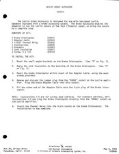 Leslie Organ Brake Accessory Kit Instructions 034264