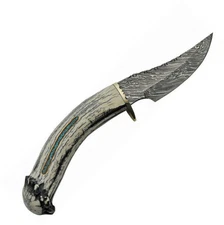 New Rite Edge Damascus Skinner RU-DHDMB1