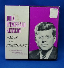 Vintage John Fitzgerald Kennedy Man And President 8mm Castle Films Documentary