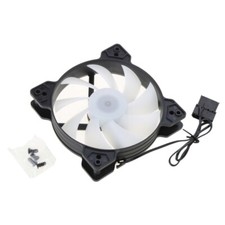 Versatile ABS 12CM Large 4Pin Chassis Fan for Desktop Computer Hydraulic Bearing