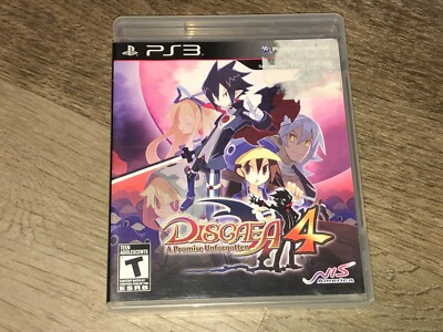 Jeu PS3 Disgaea 4 - Version Française Complète - Très Bon état - Boîte Et Manuel