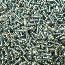 (500) #10-24 X 1/2" Phillips Pan Head Machine Screw Zinc Plated