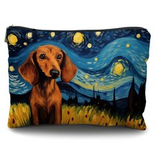 Dachshund Makeup Bag,Dachshund Cosmetic Bag, Dachshund Makeup Travel Toiletry...