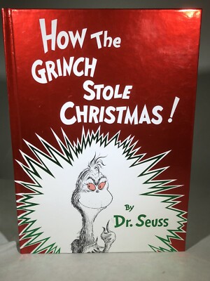 How The Grinch Stole Christmas Hardback Book Dr Seuss