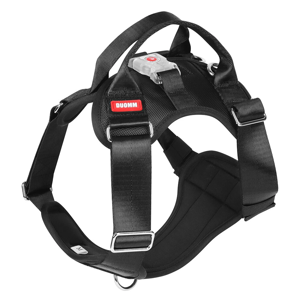 Dog Harness with No-Chock Control and Illuminated Safety Features S, M, L, XL