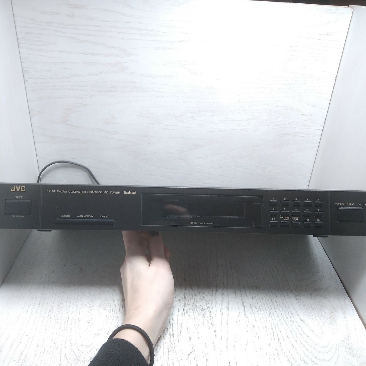 JVC FX-97BK FM AM Radio Computer Controlled Tuner Quartz
