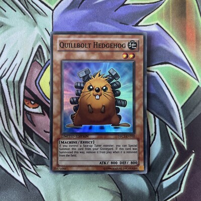 DPCT-DEY02 Federkiel Igel Super Rare Limited Edition NM Yugioh Karte
