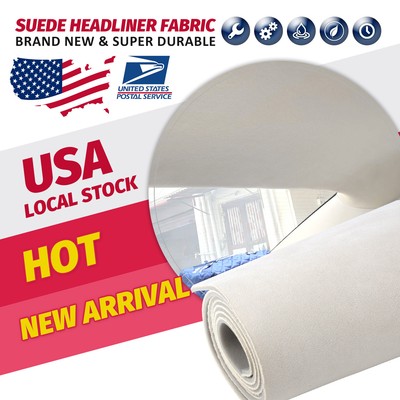 New High quality Suede Headliner Fabric Auto Roof Liner Replacement