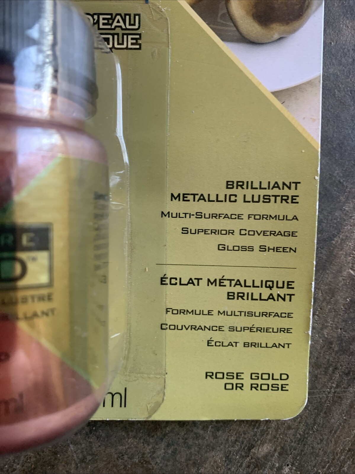 FolkArt Treasure Gold Paint 2oz-Rose Gold