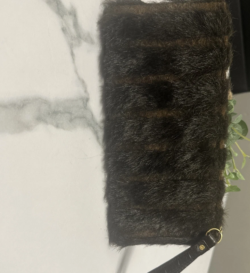 Bolso Kate Spade Vintage Italiano Marrón Negro Imitación Piel Foto 2 de 4