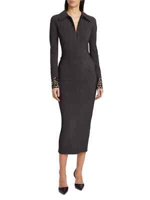NWT Chiara Boni La Petite Robe Genna Midi Print Dress 12U.S./48IT  MSRP$890