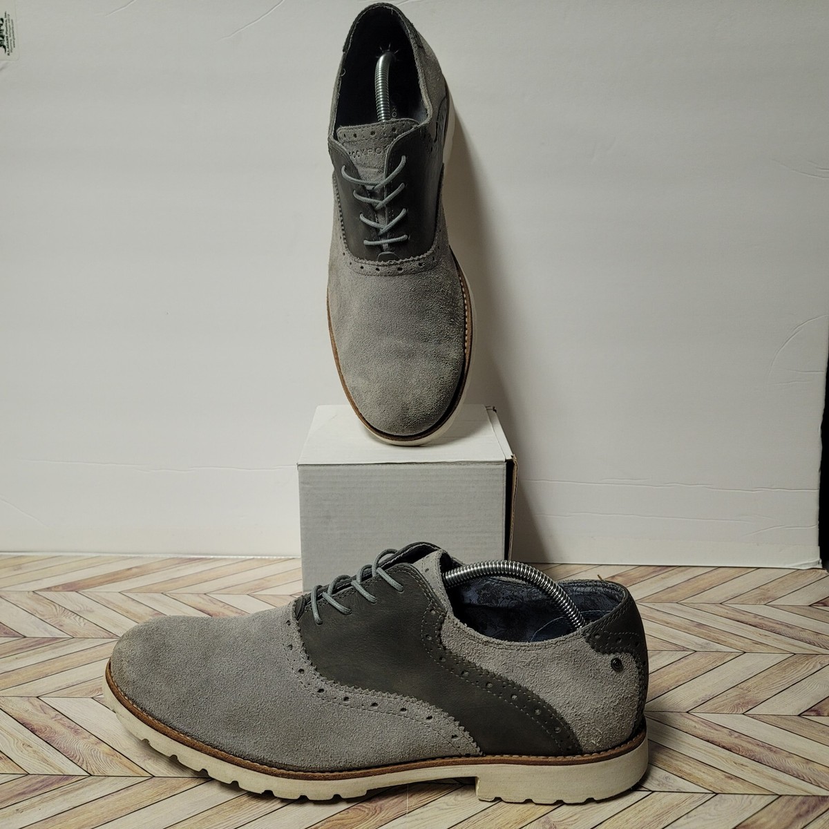Rockport gray oxfords *worn once* Amazon.com | Men main image 2