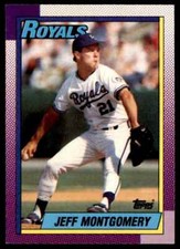 1990 Topps Jeff Montgomery Kansas City Royals #638