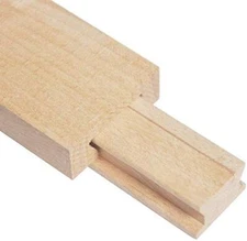 Wooden Drawer Slides 40cm Classic Wood Center Guide Track (15-3/4'')