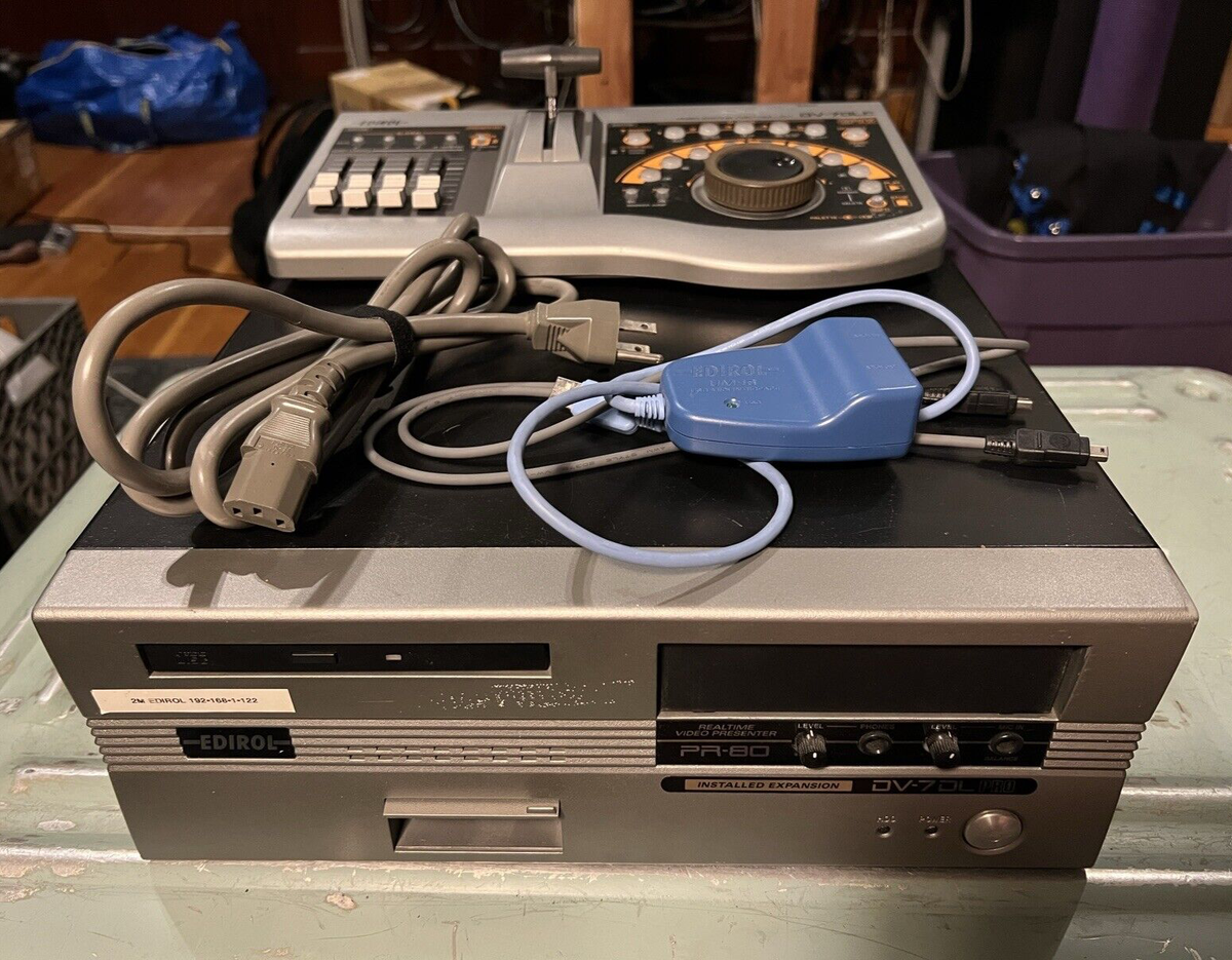 Vintage Roland Edirol PR-80 Realtime Video Presenter with DV Vintage Roland Edirol PR-80 Realtime Video Presenter with DV