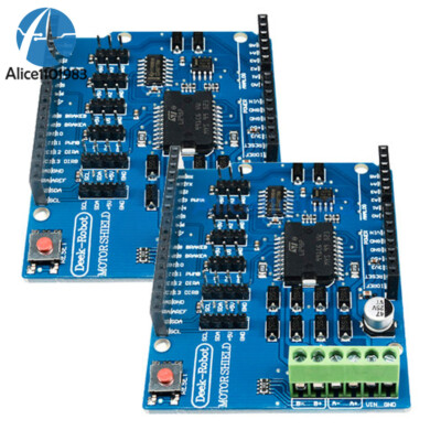 1-2PCS L298P Shield R3 Motor Driver Module H-Bridge 2 Way For Arduino 2560