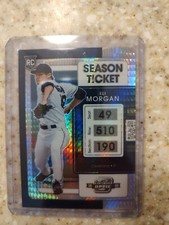 2022 Panini Optic Contenders /299 Season Ticket Eli Morgan RC, #17 Hyper Prizm