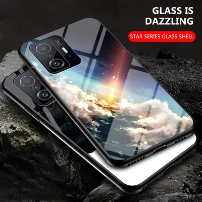 For Xiaomi Mi 11 Mix 4 Note 10 Pro Sky Pattern Glass Case Lens Protection Cover