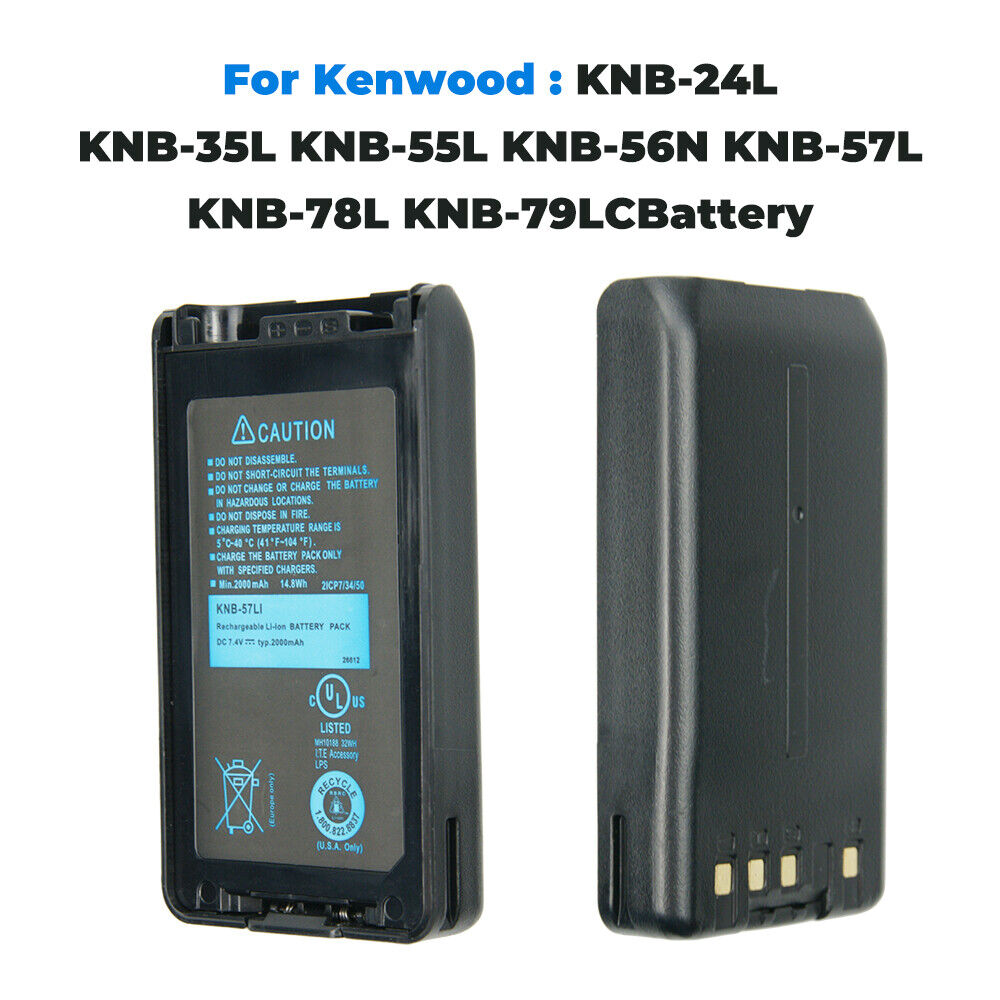 Batteries • KNB-56N Features • Kenwood Comms