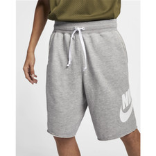 NIKE CLUB  PANTALONCINI UOMO COTONE GARZATO CON TASCHE E LOGO A SX