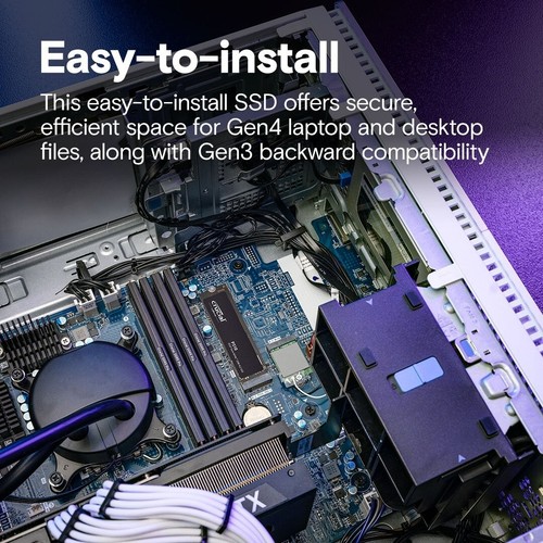 Crucial CT4000P310SSD8 P310 4TB PCIe Gen4 NVMe 2280 M.2 Solid State Drive - Picture 5 of 7